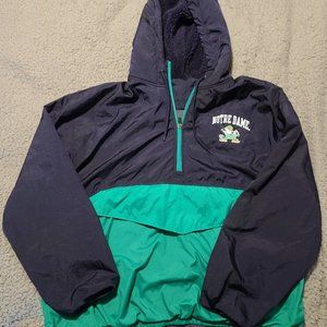 Men's Notre Dame half-zip Hooded Jacket